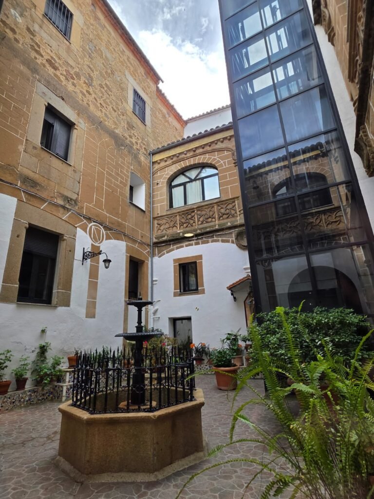 Patio fuente